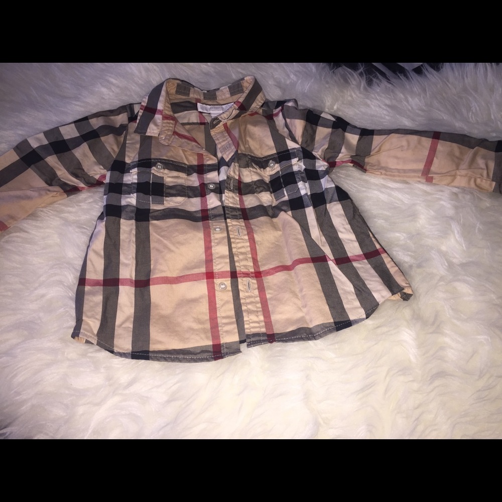 Boys signature plaid button down shirt